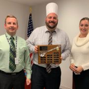 Chili Cookoff Winners: 3rd Place Gary Munn, 1st Place Scott Szurovy, 2nd Place Jacqueline Asmus.