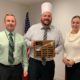 Chili Cookoff Winners: 3rd Place Gary Munn, 1st Place Scott Szurovy, 2nd Place Jacqueline Asmus.