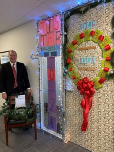 Door - Cube Decorating Contest - First Place: Frank Jolly