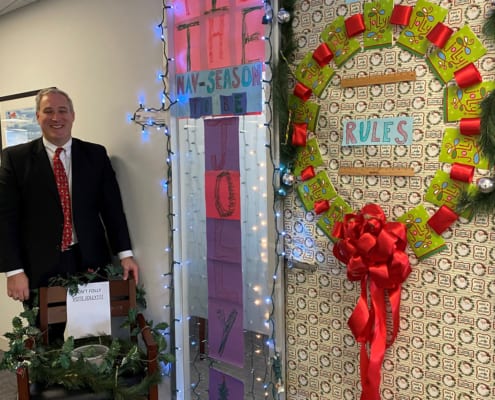 Door - Cube Decorating Contest - First Place: Frank Jolly